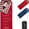 847381b502cf9064 KingCamp Kinderschlafsack Schlafsack Winter Warmer Deckenschlafsack 3-4 Jahreszeiten für Kinder beim Camping Trekking 170 x 70 cm Komfort: 7°C 1.4 KG