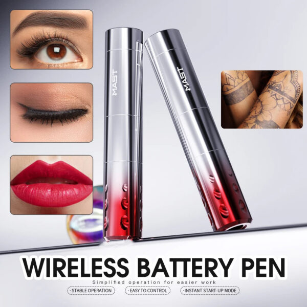 847860e04499f127 Mast Wireless Tattoo Machine for Permanent Makeup Eyebrows Lips Artist Tattoo Supplies Tattoo Gun Fit Universal Cartridges