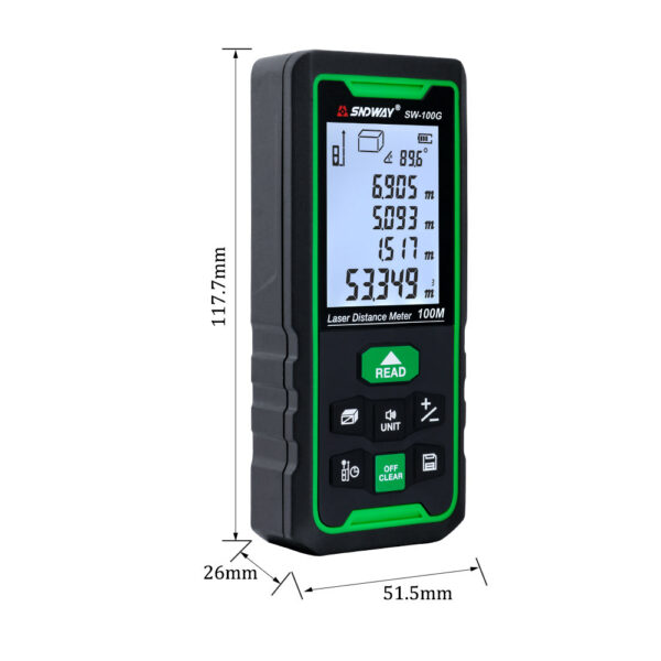 848c36043221c891 SNDWAY Laser Distance Meter Digital Rangefinder 50m 70m 100m Range Finder Tape Measure Electronic Level Ruler Roulette