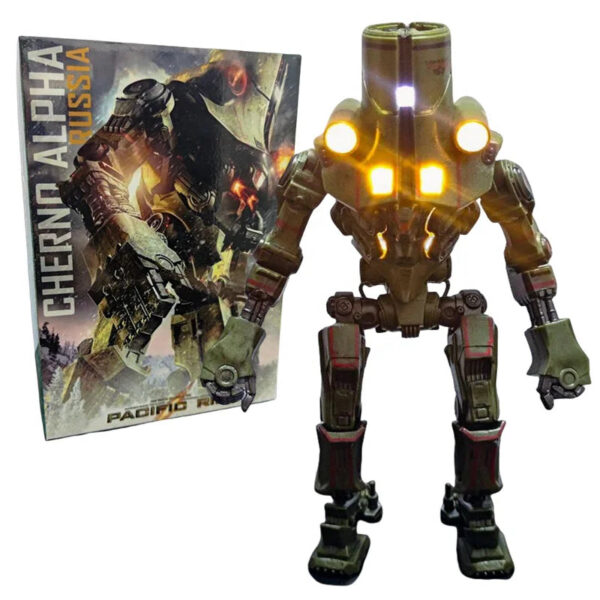 8496995ce8691922 Pacific Rim Cherno Alpha Action Figure Deluxe Light Edition Черно Альфа Robot Figure Limited Mecha Model Children Birthday Gift