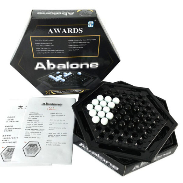 84bbd9c7e593e2e2 Abalone Table Games Portable Chess Set Family Board Game For Children Kids