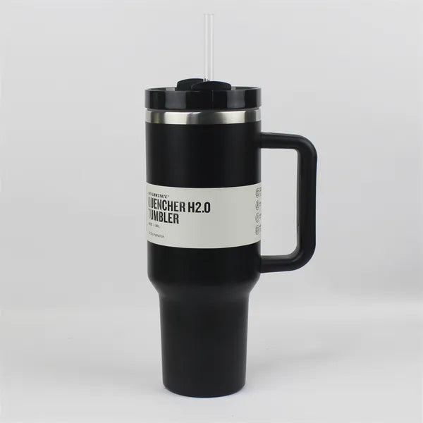 1Pcs H2.0 Plus New 40 oz stainless steel tumblers with handle lid straw big capacity beer mug water bottle outdoor camping vacuum insulated drinking 40oz cups H0253