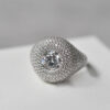 84c5a60204401ee1 Knobspin S Sterling Sier White Gold Plated Full Diamonds Sparkling Rings For Women Men Party Fine Jewelry