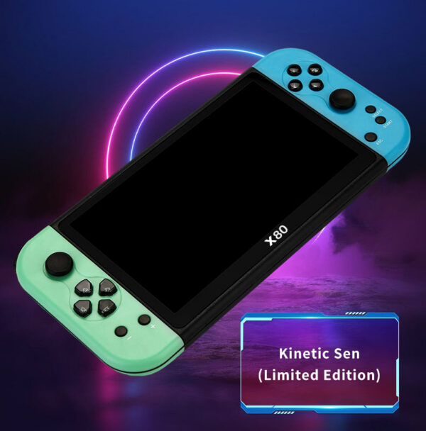 84d96335f010c6f2 X80 large 7 inch TFT800*480 HD true color screen 3000mah handheld game console birthday Christmas gift