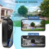 84ea6ce221951b95 5G 2.4G WiFi Video Doorbell 1080P Wireless Bell Tuya APP Smart Intercom Camera IP65 Waterproof Ring Bell with 7000mAh Battery