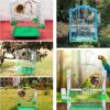 4Pcs Bird Water Feeder Plastic Drinker Feeder Water Clip for Parrots Budgie Cockatiel Lovebirds