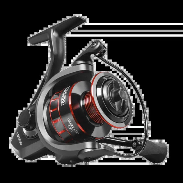 NHUE Lure 1000 2000 3000 Spinning Double Grip Deep Shallow Spool Carp Reel Fishing With Balance Rod