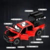 1:32 Dodge RAM Mammoth Pickup Truck Off Road Alloy Model Sound & Light Pull Back Collection Gift For Boys Children Kid