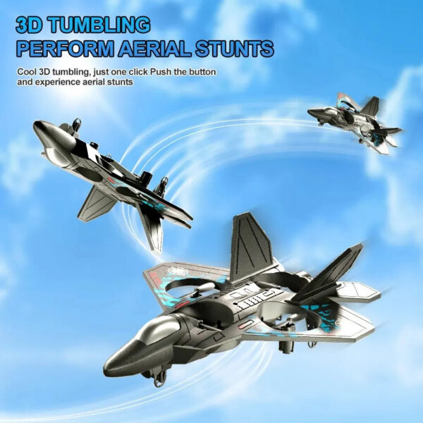 853e71dcf9fecdbf L0712 RC Plane 2.4G Remote Control Aircraft Gravity Sensing Helicopter Glider with Light EPP Foam Fighters for Boys Children