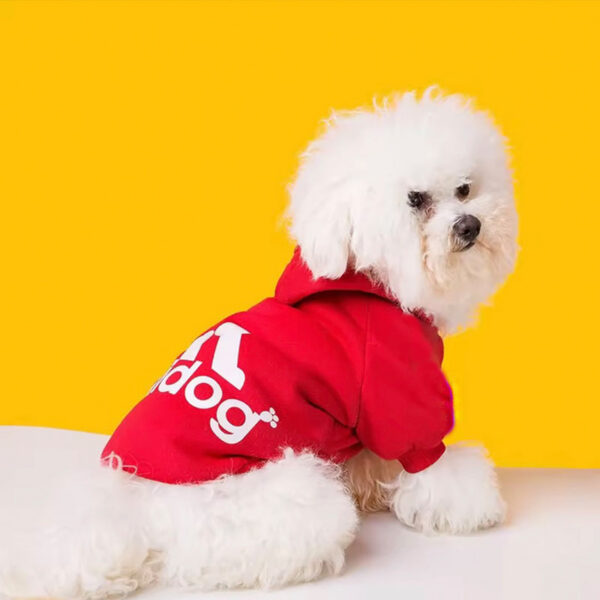 8558b9d4c2f6c271 Pet Clothes Adidog Dog Hoodies Autumn Winter Warm Coat for Large Dogs Jacket Sweater Puppy French Bulldog Clothing
