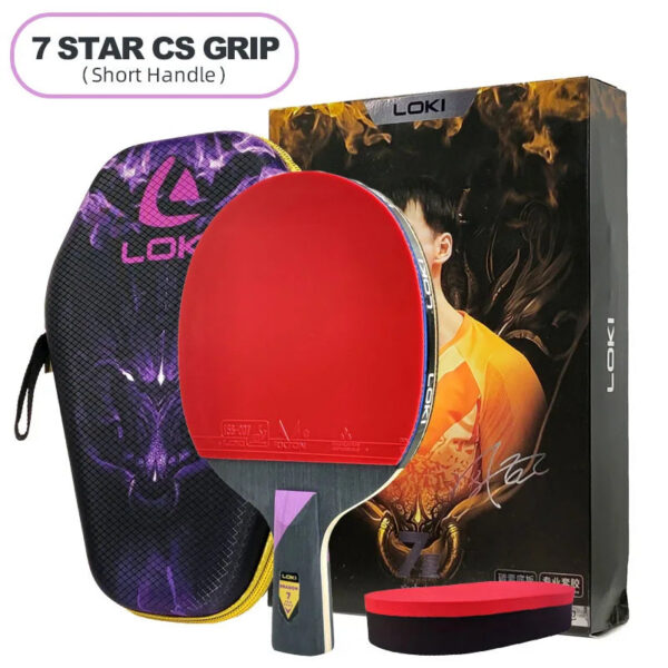 85596903df7fceef LOKI DRAGON Series Table Tennis Racket Professional Offensive Ping Pong Racket Paddle Bat 5 Wood 2 Carbon 6/7/8/9/10 Stars