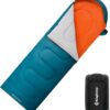 8571ca714036857f KingCamp Oasis Schlafsack, 3 Jahreszeiten, warm, bequem, leicht, tragbar, mit Kapuze, für drinnen und draußen, Camping, Wandern