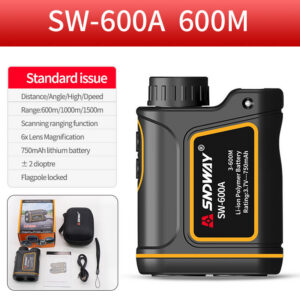 SNDWAY Rangefinder Telescope 600M 1000M 1500M Laser Distance Meter For Hunting Monocular Golf Range Finder Roulette Tape Measure