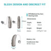 Self-Fitting OTC Aids, Mild to Moderate Loss,Bluetooth Hearing Aid with Invisible Fit Noise Support audifonos