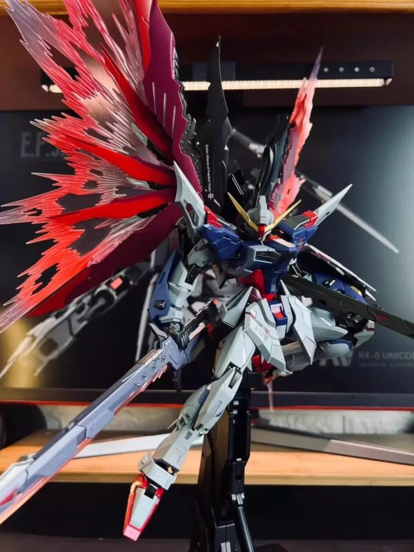 1/144 Gundem Animation Assembled Action Figures Hg Life Destiny Storm Free Dragon Peach Archangel Unicorn Red Heretic Model Toy