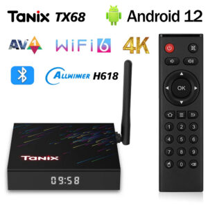 85954299d949072d Tanix TX68 TV Box Android12 Allwinner H618 2GB/4GB RAM 16GB 32GB/64GB BT AVI 3D 2.4G&5G Wifi 4K HDR Media Player Set Top Box