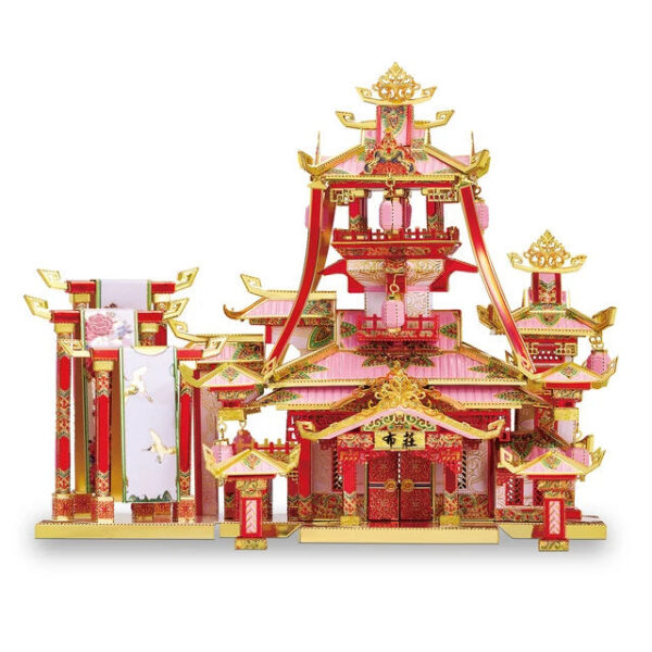 859f2aa38479a975 Piececool 3D Metal Puzzle Adult Chinese Style Building Kits DIY Model for Jigsaw Toy