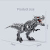859f7ec6f6365d11 Jurassic Dinosaur World Large nical Tyrannosaurus Rex Building Blocks T-rex Model With Lights Bricks Toys For Children Gift