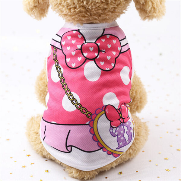 85adb8332b6e2be0 Cartoon Clothing Shirt Casual T-Shirt for Small Supplies Puppy Dogs Soft Vests Summer Pet Dog Clothes