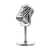 85c78d7be3de0cc6 Simulation Props Mic Plastic Retro Dynamic Vocal Microphone Vintage Style Universal Stand Ornament For Live Performance Karaoke