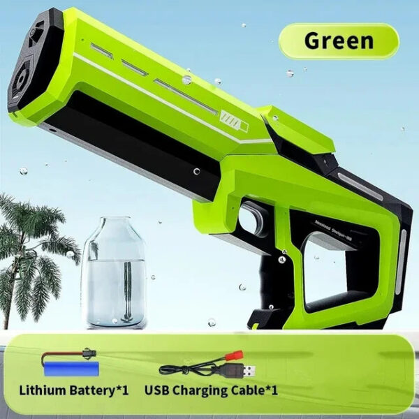 Automatic absorbing electric gun, outdoor beach swimming pool entertainment, adult and children's water gun