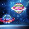 Induction Rotating Hover Fly With LED Light Boomerang Ball Interactive Game Indoor and Outdoor Fingertip Toy Family Gift