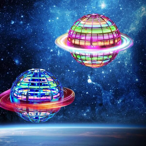 Induction Rotating Hover Fly With LED Light Boomerang Ball Interactive Game Indoor and Outdoor Fingertip Toy Family Gift
