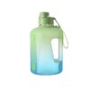 2.2L Large Capacity Sports Bottle Outdoor Fiess Kettle Gradient Plastic Water Cup Students Portable Big Ton Barrel