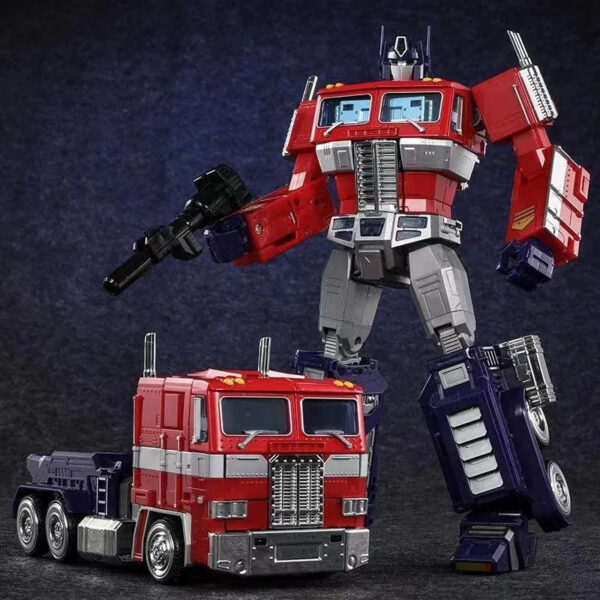 85fc3b8ac7d94eb1 32cm Alloy Transformation Robot Optimus Prime Action Figure Collection Model Toys Boxed