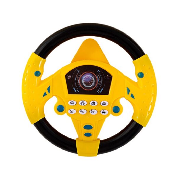 862c3e90c7e0676b Simulate Car Copilot Steering Wheel Eletric Baby with Sound Kids Musical Educational Stroller Driving Vocal Toys