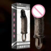 8631f5025c71ecf8 Spike Penis Sleeve Reusable Condoms Sex Toys for Men Delay Ejaculation Penis Sleeve Contraception Cock Ring Extender 남성전용기구