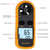 Digital Anemometer 0-30m/s Wind Speed Meter Mini Air Velocity Airw -10°C ~ 45°C Temperature Tester with LCD Backlight