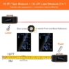 863f9c9ab1a3b2ad 3 In 1 Laser 40 60 M Measurement With Backlit Display Rangefinder Scale Area / Distance Rechargeable
