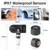 866ba1aacbc9d78d J USB Android TPMS Tire Pressure Monitoring Display Alarm System Internal External 5 Sensors For Car Navigation Radio