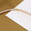 866f75b70485308a Trendy 4mm Lab Zircon Necklace White Gold Filled Party Wedding Necklaces For Women Bridal Tennis Chocker Jewelry Gift