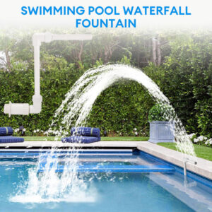 Waterfall Fountain Kit PVC Feature Water Spay Pools Spa Decorations Easy Install Swimming Pool Accessories