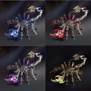 Colorful 3D Metal Scorpion King Toy Assembly Decoration nical Puzzle Diy Adult Children Birthday Gift