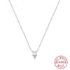 8697fec27f7c14ab ROXI Simple Pearl And Diamond Sterling Sier Women's Versatile Small Necklace Gift Personalized Jewelry
