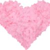 Red Rose Petals Decorations Set, 1000 Pieces Artificial Rose Petals with 3Pcs Romantic Banner, Rose Petals for Romantic Night for Her Set, Special Night Party Decor for Home, Wedding, Anniversary