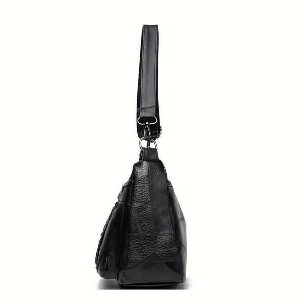 86a7e2c4c5a0faeb Braided Detail Crossbody Bag, Fashion Multi Pockets Purses, Vegan Leather Shoulder Bag For Middle-aged And Elderly Women