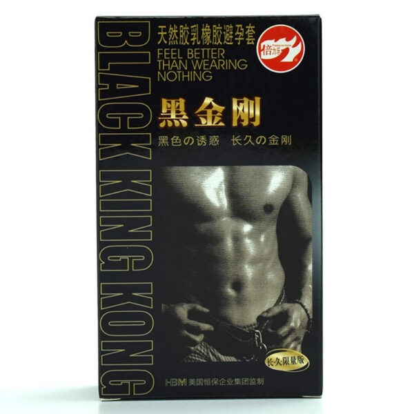 Black Passionate Condoms Sex Delay Ejaculation Sex Toy for Men Penis Cock Sleeves Temptation Accessories Erotic Long-Lasting 18+