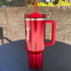 86b0b84a4adc430d US STOCK 40oz Quencher Tumblers Black Chroma Parada Co-Branded Flamingo Chocolate Gold Valentines Day Gift Cups with Silicone handle Lid And Straw Car mugs 0221