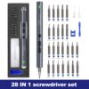 28/68/120 In 1 Electric Screwdriver Set Professional Large Capacity With LED Light Power Screw Driver Precision Repair Tools