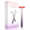 86e988714f5c6e48 New 4 In 1 Electric Fairy Rechargeable EMS Red Light Therapy Skin Care Tool Massage Stick Facial Eye Massager Wand