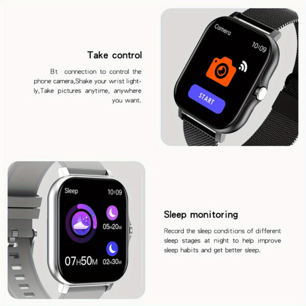 86fa468aa713d872 2023 NEW SmartWatch Android Phone 1.44" Color Screen Full Touch Custom Dial Women Bluetooth Call Smart Watch Men
