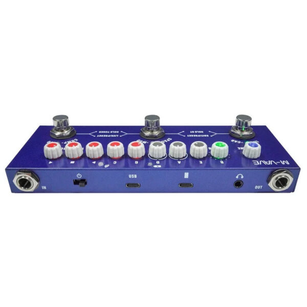 86fd38d5b7e2bc9e M-vave Cube BABY Multi Effects Pedal for Electric Guitar/Bass/Acoustic Guitar 8 IR Cabinets Simulation M-vave Rechargeable Pedal