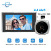 870a8dcd387a6f66 4.5 Inch 1080P Digital Door Viewer Smart Home Peephole Doorbell Camera PIR Motion Detection Night Vision Video Doorbell