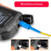 FTTH Mini 6 in 1 Optical Fiber Power Meter OPM Fiber Optical RJ45 Cable Tester  Visual Fault Locator 30mw VFL Laser PenLED Light