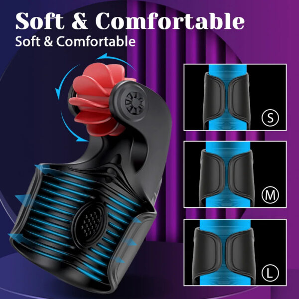 Male Toy Masturbator Tongue Licking Vibrator for Men Delay Stamina Trainer Oral Climax Masturbation Sex Toys
