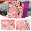 874099a57f330c89 Sleeping Bag for Adults 220×85cm, 3-4 Season Warm & Cool Weather Sleeping Bag with Zippered Holes for Adults & Kids Camping,Traveling, Music Festival and Outdoors,1.9KG